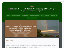 Tablet Screenshot of addictioncounselingsd.com